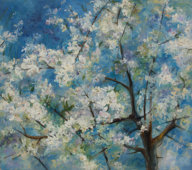 "My Spring" oil on canvas, 70 x 80, 2008